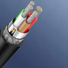 Заредете изображение във визуализатора на галерията – Ugreen USB Type C charging and data cable 3A 1m black (US286) - TopMag
