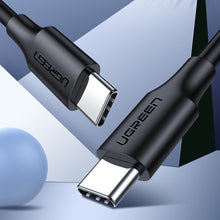 Заредете изображение във визуализатора на галерията – Ugreen USB Type C charging and data cable 3A 1.5m black (US286) - TopMag

