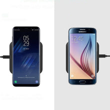 Заредете изображение във визуализатора на галерията – Choetech set 2 x Qi 10W wireless charger for headphones black (T511-S) + 2 x USB cable - microUSB black - TopMag
