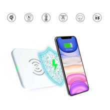 Заредете изображение във визуализатора на галерията – Choetech 10W Qi Wireless Charger Kit Phone Stand Black (T524-S) + 10W Qi Wireless Charger for Headphone Phone Black (T511-S) - TopMag
