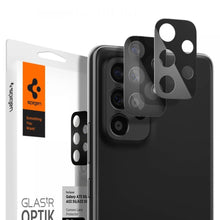 Заредете изображение във визуализатора на галерията – Spigen OptikCamera Protector Camera Island Tempered Glass (2 pcs) for Samsung Galaxy A33 5G / A53 5G / A73 5G Black - TopMag
