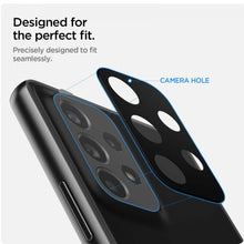 Заредете изображение във визуализатора на галерията – Spigen OptikCamera Protector Camera Island Tempered Glass (2 pcs) for Samsung Galaxy A33 5G / A53 5G / A73 5G Black - TopMag
