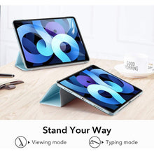 Заредете изображение във визуализатора на галерията – ESR ASCEND TRIFOLD IPAD AIR 4 2020/5 2022 SKY BLUE - TopMag
