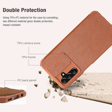 Заредете изображение във визуализатора на галерията – Nillkin Qin Pro for Samsung Galaxy A24 4G brown
