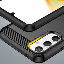 Заредете изображение във визуализатора на галерията – Carbon Case for Samsung Galaxy A04e flexible silicone carbon cover black
