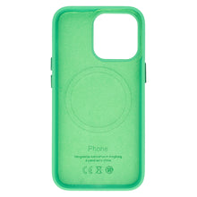 Заредете изображение във визуализатора на галерията – MagSafe Leather Case Iphone 14 Pro Max Mint
