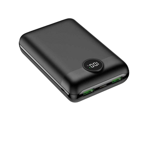 Power bank veger s20 - 20 000mah lcd quick charge pd22,5w black - TopMag