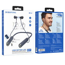 Заредете изображение във визуализатора на галерията – Borofone Sports earphones BE64 Perfect bluetooth blue
