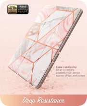 Заредете изображение във визуализатора на галерията – Supcase COSMO GALAXY TAB A8 10.5 X200 / X205 MARBLE - TopMag
