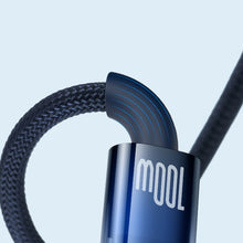 Заредете изображение във визуализатора на галерията – Baseus Explorer Series cable USB - USB Type C 100W 2m blue (CATS000303) - TopMag
