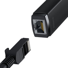 Заредете изображение във визуализатора на галерията – Baseus Lite Series Ethernet Adapter USB-A to RJ45 LAN Port (100Mbps) Black - TopMag
