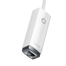 Заредете изображение във визуализатора на галерията – Baseus Lite Series external USB Type C network adapter - RJ-45 (100Mbps) white (WKQX000202) - TopMag
