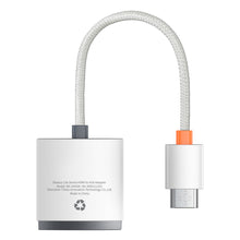 Заредете изображение във визуализатора на галерията – Baseus Lite Series Plug HDMI to VGA Adapter white (WKQX010002) - TopMag
