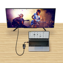 Заредете изображение във визуализатора на галерията – Baseus Lite Series plug adapter HDMI to VGA + mini jack 3.5mm / micro USB power supply black (WKQX010101) - TopMag
