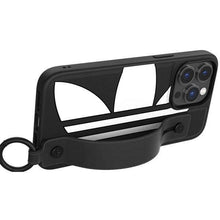 Заредете изображение във визуализатора на галерията – Adidas OR Hand Strap Case iPhone 14 Pro Max 6.7" black-white/black-white 50216
