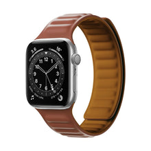 Заредете изображение във визуализатора на галерията – Magnetic Strap Watch Strap 6/5/4/3/2 / SE (40mm / 38mm) Magnetic Band Bracelet Bracelet Brown - TopMag
