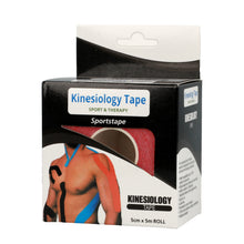 Заредете изображение във визуализатора на галерията – Kinesiology tape, 5 cm x 5 m red
