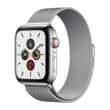 Заредете изображение във визуализатора на галерията – Magnetic Strap Watch Strap 6/5/4/3/2 / SE (44mm / 42mm) Magnetic Band Bracelet Bracelet Silver - TopMag
