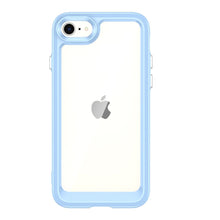 Заредете изображение във визуализатора на галерията – Outer Space Case Case for iPhone SE 2022 / SE 2020 / iPhone 8 / iPhone 7 Hard Cover with Gel Frame Blue - TopMag
