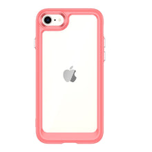Заредете изображение във визуализатора на галерията – Outer Space Case Case for iPhone SE 2022 / SE 2020 / iPhone 8 / iPhone 7 Hard Cover with Gel Frame Red - TopMag
