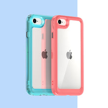 Заредете изображение във визуализатора на галерията – Outer Space Case Case for iPhone SE 2022 / SE 2020 / iPhone 8 / iPhone 7 Hard Cover with Gel Frame Red - TopMag
