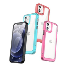 Заредете изображение във визуализатора на галерията – Outer Space Case for iPhone 12 hard cover with a gel frame black - TopMag
