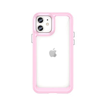 Заредете изображение във визуализатора на галерията – Outer Space Case for iPhone 12 hard cover with gel frame pink - TopMag
