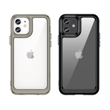 Заредете изображение във визуализатора на галерията – Outer Space Case for iPhone 12 hard cover with gel frame pink - TopMag
