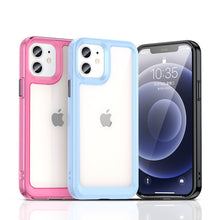 Заредете изображение във визуализатора на галерията – Outer Space Case for iPhone 12 hard cover with gel frame transparent - TopMag
