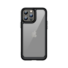 Заредете изображение във визуализатора на галерията – Outer Space Case for iPhone 12 Pro hard cover with gel frame black - TopMag
