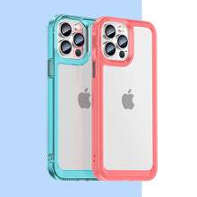 Заредете изображение във визуализатора на галерията – Outer Space Case Case for iPhone 12 Pro Hard Cover with Gel Frame Pink - TopMag
