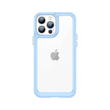 Заредете изображение във визуализатора на галерията – Outer Space Case for iPhone 12 Pro Max hard cover with gel frame blue - TopMag
