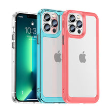 Заредете изображение във визуализатора на галерията – Outer Space Case Case for iPhone 12 Pro Max Hard Cover with Gel Frame Red - TopMag
