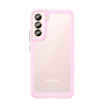 Заредете изображение във визуализатора на галерията – Outer Space Case Case for Samsung Galaxy S22 Hard Cover with Gel Frame Pink - TopMag
