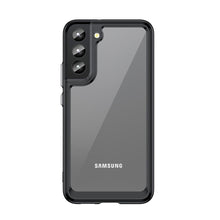 Заредете изображение във визуализатора на галерията – Outer Space Case Cover for Samsung Galaxy S22 + (S22 Plus) Hard Cover with Gel Frame Black - TopMag
