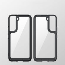 Заредете изображение във визуализатора на галерията – Outer Space Case Cover for Samsung Galaxy S22 + (S22 Plus) Hard Cover with Gel Frame Black - TopMag
