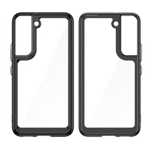 Заредете изображение във визуализатора на галерията – Outer Space Case Cover for Samsung Galaxy S22 + (S22 Plus) Hard Cover with Gel Frame Blue - TopMag
