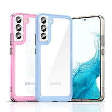 Заредете изображение във визуализатора на галерията – Outer Space Case Case for Samsung Galaxy S22 + (S22 Plus) Hard Cover with Gel Frame Transparent - TopMag
