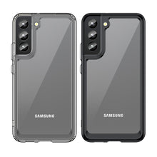 Заредете изображение във визуализатора на галерията – Outer Space Case Case for Samsung Galaxy S22 + (S22 Plus) Hard Cover with Gel Frame Transparent - TopMag
