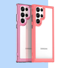 Заредете изображение във визуализатора на галерията – Outer Space Case Case for Samsung Galaxy S22 Ultra Hard Cover with Gel Frame Red - TopMag
