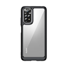 Заредете изображение във визуализатора на галерията – Outer Space Case for Xiaomi Redmi Note 11 Hard Cover with Gel Frame Black - TopMag
