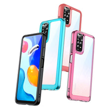 Заредете изображение във визуализатора на галерията – Outer Space Case for Xiaomi Redmi Note 11 Hard Cover with Gel Frame Black - TopMag
