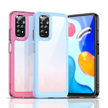 Заредете изображение във визуализатора на галерията – Outer Space Case for Xiaomi Redmi Note 11 Hard Cover with Gel Frame Pink - TopMag
