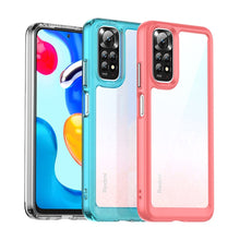 Заредете изображение във визуализатора на галерията – Outer Space Case Case for Xiaomi Redmi Note 11 Hard Cover with Gel Frame Transparent - TopMag
