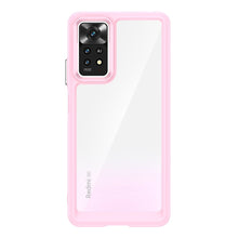 Заредете изображение във визуализатора на галерията – Outer Space Case Case for Xiaomi Redmi Note 11 Pro Hard Cover with Gel Frame Pink - TopMag

