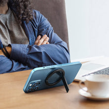 Заредете изображение във визуализатора на галерията – Stoyobe Magnetic Bracket HF-IV magnetic phone stand silver - TopMag
