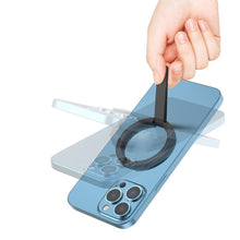 Заредете изображение във визуализатора на галерията – Stoyobe Magnetic Bracket HF-IV magnetic phone stand silver - TopMag
