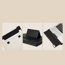 Заредете изображение във визуализатора на галерията – Nillkin 2in1 MacBook sleeve 14 '' case laptop bag stand black and white - TopMag
