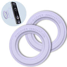 Заредете изображение във визуализатора на галерията – Nillkin SnapHold 2x Adhesive Magnetic Sticker Magnetic Holder Compatible with MagSafe Purple - TopMag
