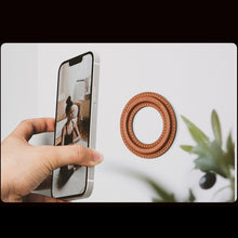 Заредете изображение във визуализатора на галерията – Nillkin SnapHold Self Adhesive Magnetic Sticker Magnetic Holder Compatible with MagSafe Brown - TopMag
